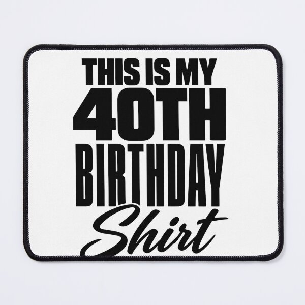 Item preview, fortyth Birthday Retro Typography Celebration designed and sold by anapldv.