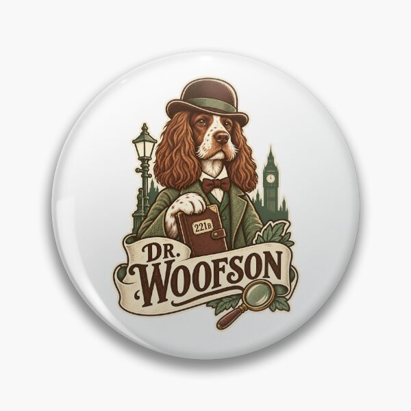 Item preview, Sherlock Holmes: Dr. Woofson at 221B designed and sold by Fenay Designs.