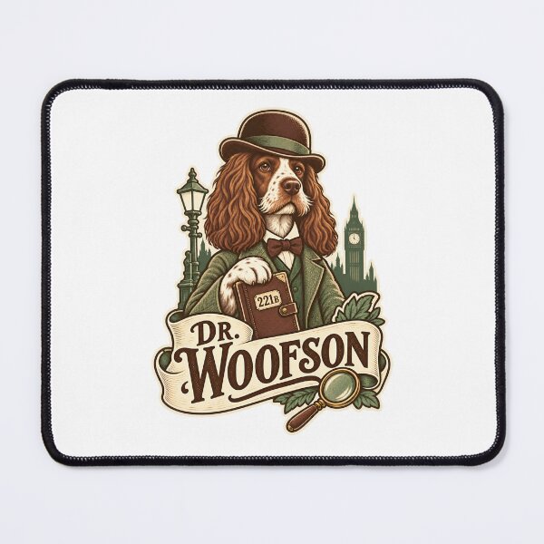 Item preview, Sherlock Holmes: Dr. Woofson at 221B designed and sold by Fenay Designs.
