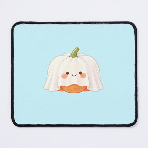 Item preview, cute halloween pumpkin wearing a ghost costume designed and sold by Captain-Jackson.