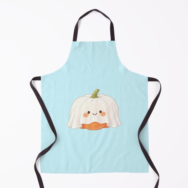 Item preview, cute halloween pumpkin wearing a ghost costume designed and sold by Captain-Jackson.