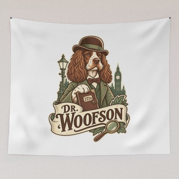 Item preview, Sherlock Holmes: Dr. Woofson at 221B designed and sold by Fenay Designs.
