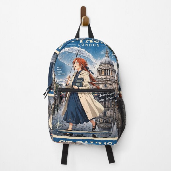 Item preview, United Kingdom — St. Paul's Cathedral — A Rainy London Walk Beneath the Historic Dome designed and sold by DibujandoPorfa.