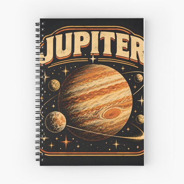 Item preview, Jupiter Retro Space Vintage Astronomy Solar System Planet Design designed and sold by suthee navakul.