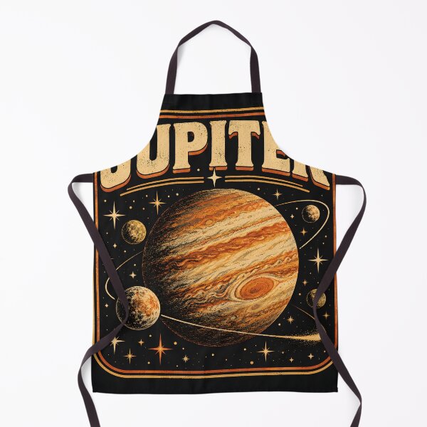 Artikelvorschau, Jupiter Retro Weltraum Vintage Astronomie Sonnensystem Planetendesign entworfen und verkauft von suthee navakul.
