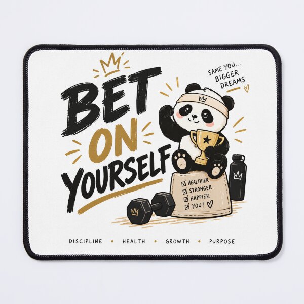 Item preview, Bet on Yourself Fitness Motivation Shirt designed and sold by guchieworldcollection.