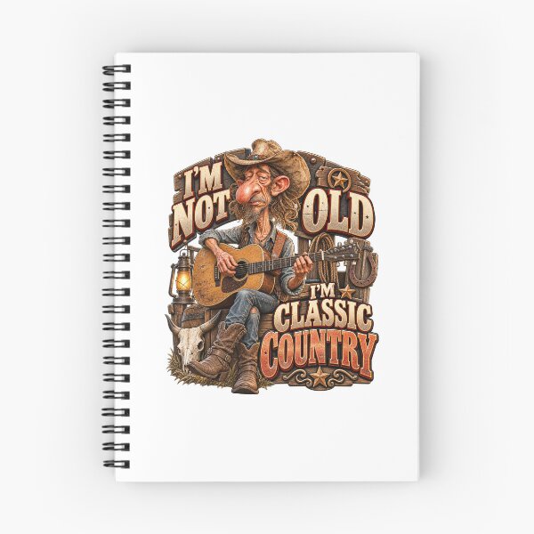 Item preview, I'm Not Old I'm Classic Country Cowboy Guitar designed and sold by Wilcox PhotoArt.