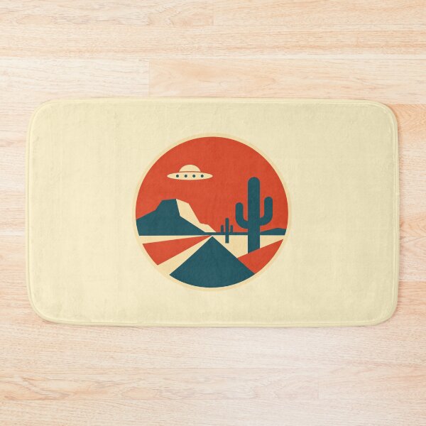 Item preview, Retro UFO – Desert Highway designed and sold by mellow-koko.