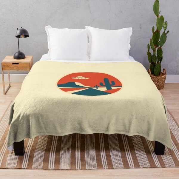 Item preview, Retro UFO – Desert Highway designed and sold by mellow-koko.