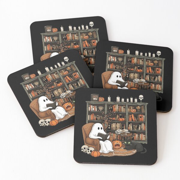Item preview, Sp0oky B0okshop Cats Halloween designed and sold by PurpleZebraDs.
