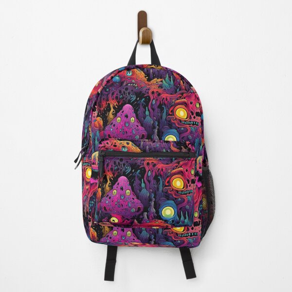Item preview, Psychedelic Monster Repeat Pattern Colorful Creepy Halloween Creature designed and sold by JRRTs.