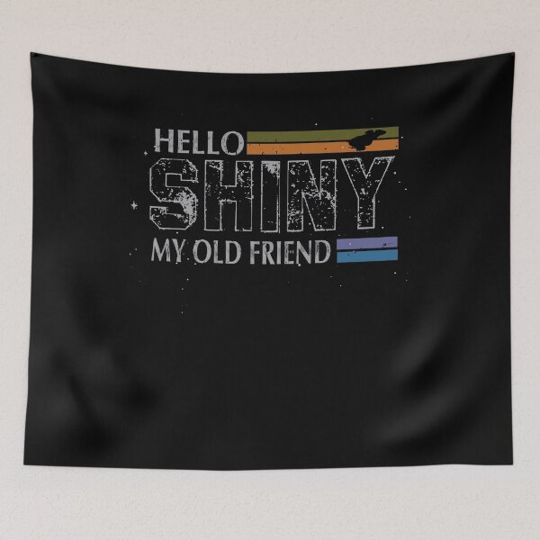 Item preview, Hello Shiny My Old Friend Retro Spaceship Western Design designed and sold by SEINENGAPPI12.
