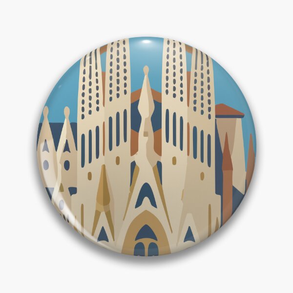 Item preview, Barcelona Sagrada Familia Badge designed and sold by JacksoonLester.