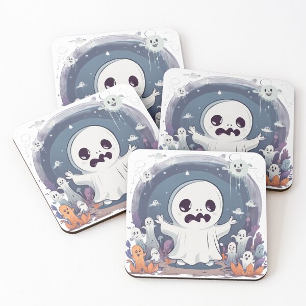 Item preview, Cute Ghost Sticker Pack Funny Spooky Halloween designed and sold by BSL-STORE.