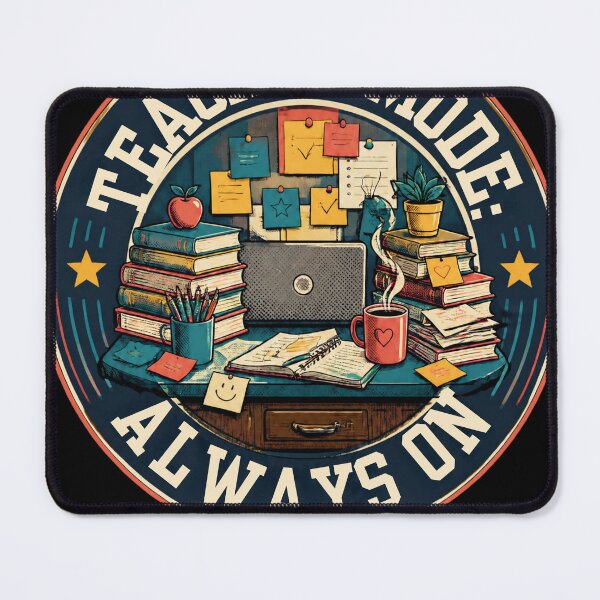 Item preview, Teacher Mode Always On Multitasking Funny designed and sold by Mnyusshop.