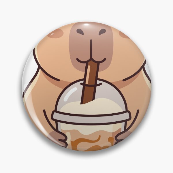 Item preview, Capybara Hugging Boba Milk Tea Cup designed and sold by Ranpict.