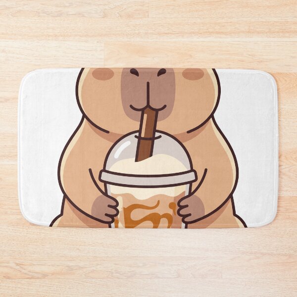 Item preview, Capybara Hugging Boba Milk Tea Cup designed and sold by Ranpict.
