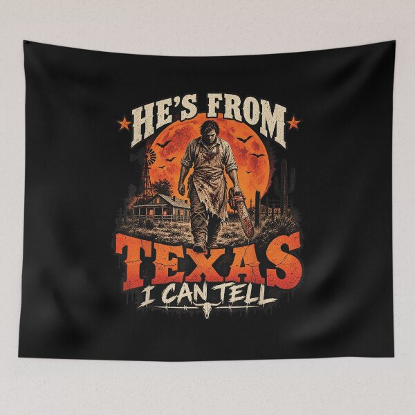 Item preview, Southern Chainsaw Slasher Farmhouse Blood Moon Horror Design designed and sold by SEINENGAPPI12.
