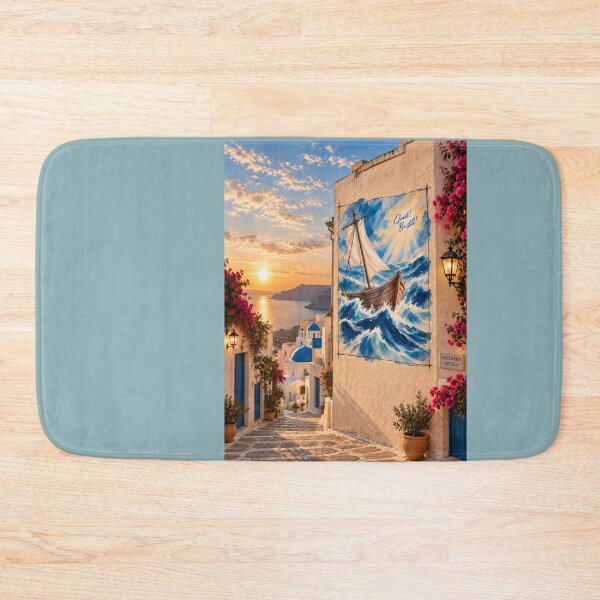 Item preview, MIRACLE IN SANTORINI — Peace in the Storm designed and sold by MIRACLE VISION.