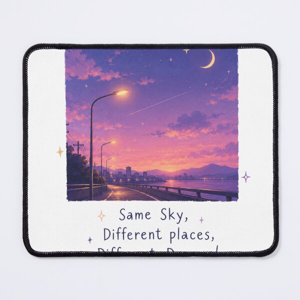 Item preview, Same Sky Different Dreams – Dreamy Sunset Road. designed and sold by K-Fashion Hub.