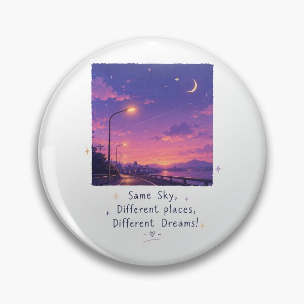 Item preview, Same Sky Different Dreams – Dreamy Sunset Road. designed and sold by K-Fashion Hub.