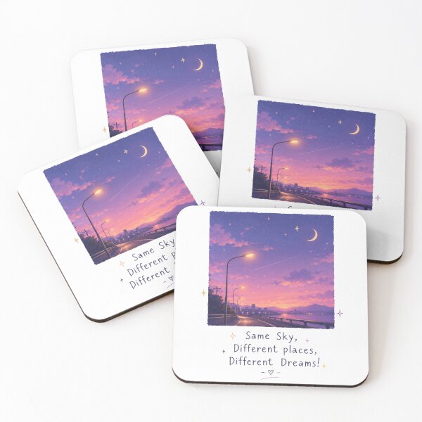 Item preview, Same Sky Different Dreams – Dreamy Sunset Road. designed and sold by K-Fashion Hub.