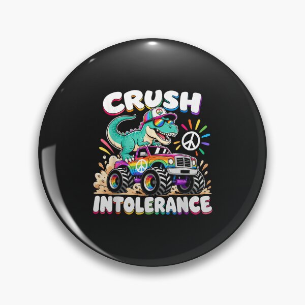 Item preview, Crush Intolerance Monster Truck Dinosaur Tolerance Awareness Kids designed and sold by abig-eiyana.