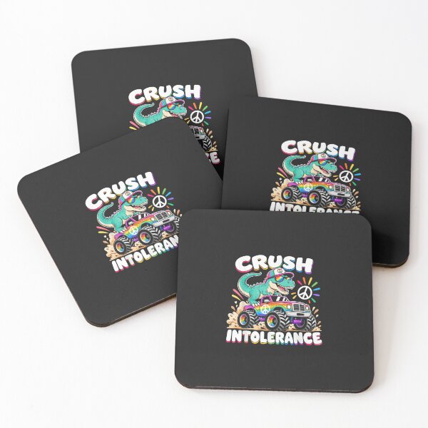 Item preview, Crush Intolerance Monster Truck Dinosaur Tolerance Awareness Kids designed and sold by abig-eiyana.