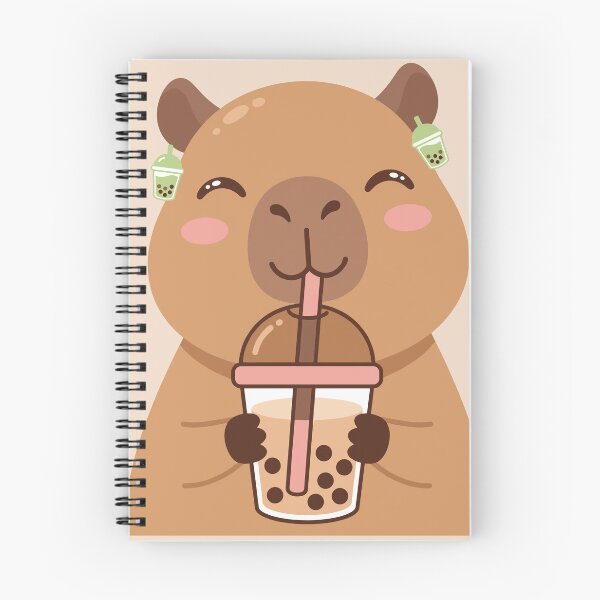 Item preview, Capybara Face Close Up Boba Tea designed and sold by Ranpict.