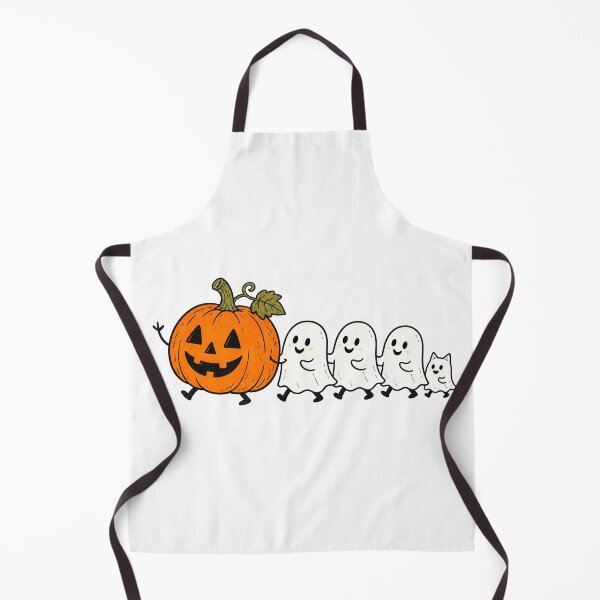 Item preview, Cute Ghost Parade Halloween Cat Design designed and sold by VibePrintsHub.