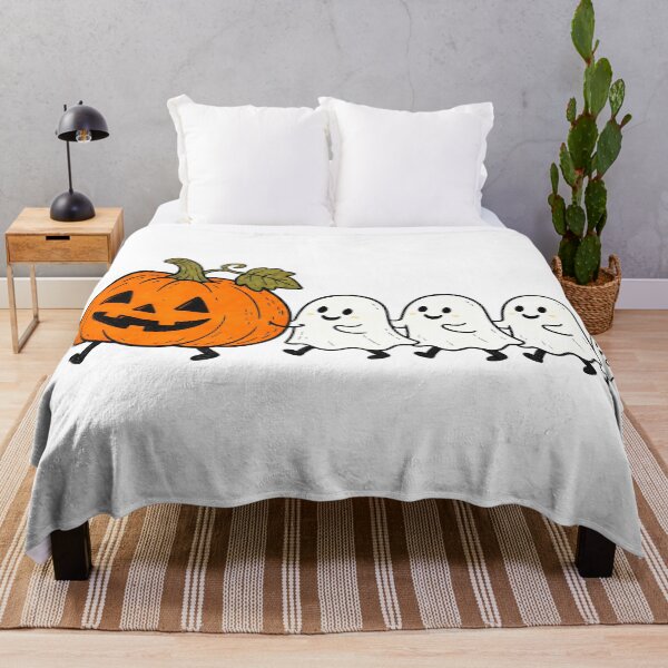 Item preview, Cute Ghost Parade Halloween Cat Design designed and sold by VibePrintsHub.