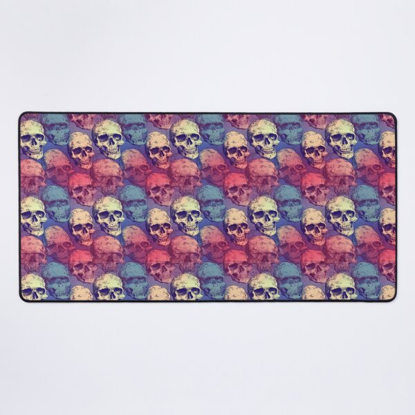 Item preview, Colorful Vintage Skull Repeat Pattern Pastel Gothic Halloween Skeleton designed and sold by JRRTs.