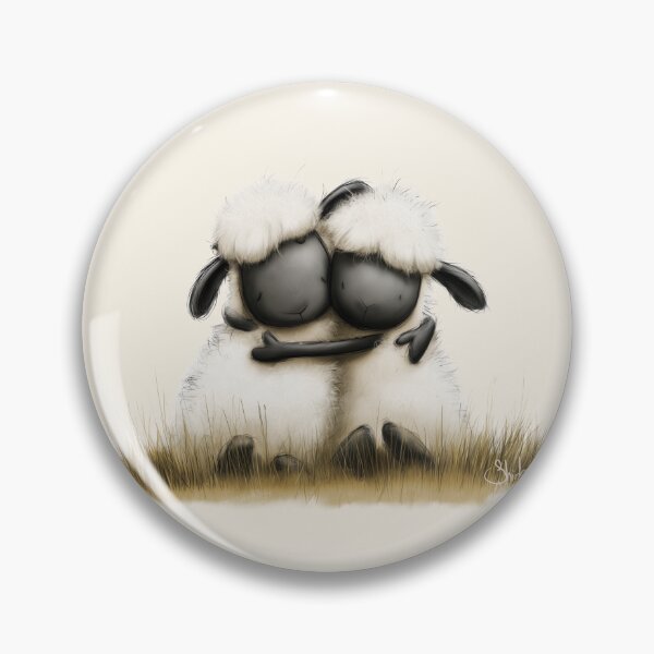 Item preview, Gorgeous Valais Sheep ' The Babes ’ BY SHiRLeY MacARTHuR designed and sold by Shirley MacArthur Art.