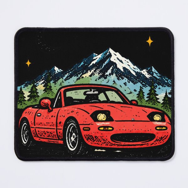 Item preview, red car at night designed and sold by ADUO .