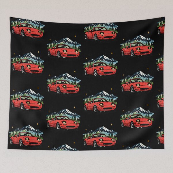 Item preview, red car at night designed and sold by ADUO .