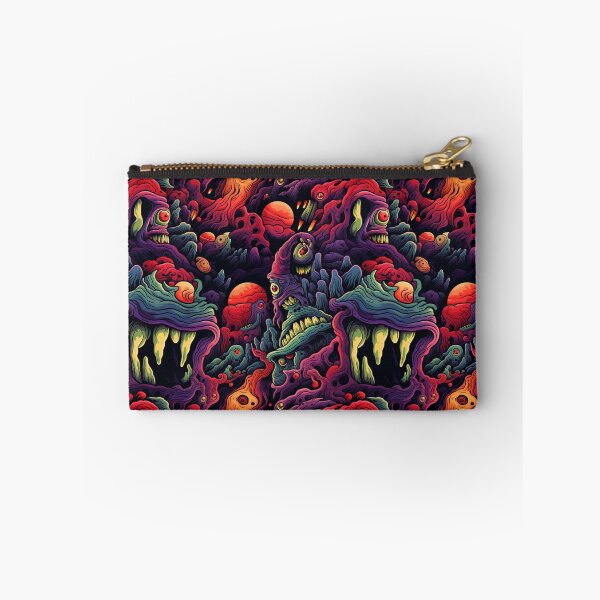 Item preview, Psychedelic Alien Monster Repeat Pattern Colorful Cosmic Horror Halloween designed and sold by JRRTs.
