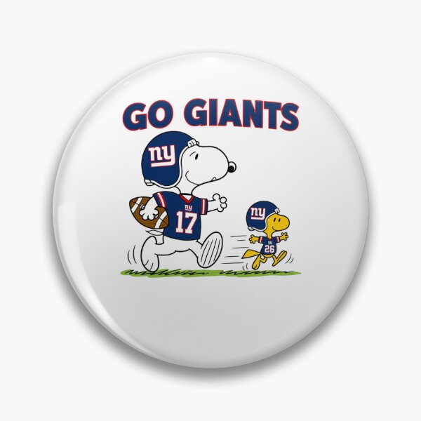 Item preview, Snoopy & Woodstock New York Giants Football Retro F350   designed and sold by treasacustoms.