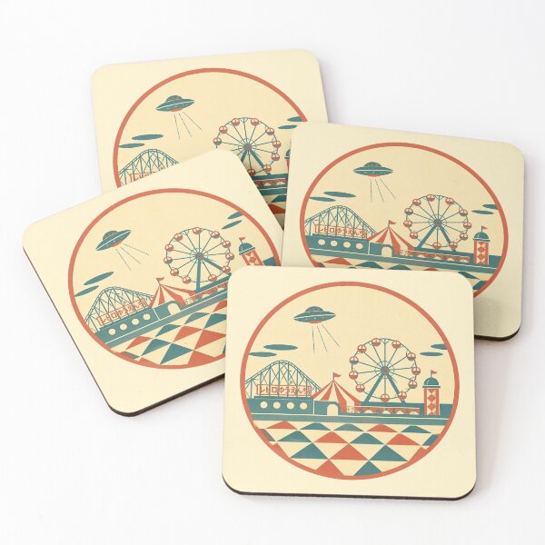 Item preview, Retro UFO – Amusement Park designed and sold by mellow-koko.