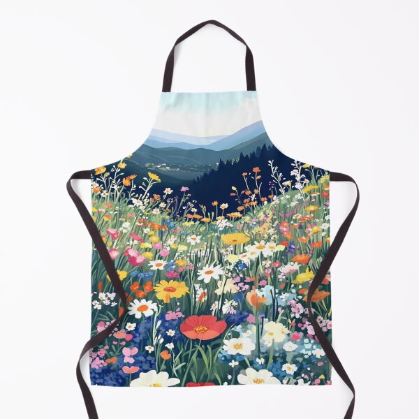 Item preview, Where The Wildflowers Meet The Mountains Gustav Klimt Flower Garden Nature Painting Landscape Scenery Digital Illustration designed and sold by Matt_Smith.