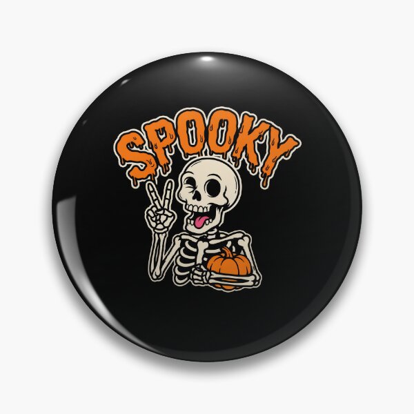 Item preview, Spooky Peace Sign Winking Skeleton Halloween Gift designed and sold by Say It With Ink.