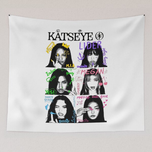 Item preview, Katseyes Members K-Pop Girl Group Eyekon Fan Y2K designed and sold by TimelessRetroCo.