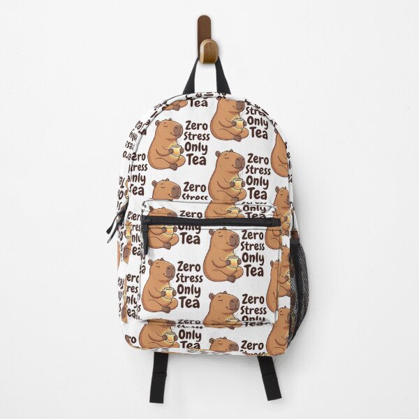 Item preview, Zero Stress Only Tea Funny Capybara Quote Aesthetic designed and sold by Arc2020.