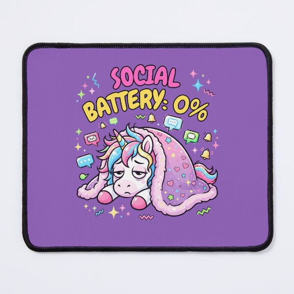 Item preview, Unicorn: social battery 0% designed and sold by BiaSMartins.