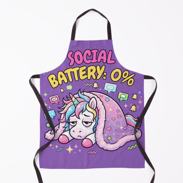 Item preview, Unicorn: social battery 0% designed and sold by BiaSMartins.