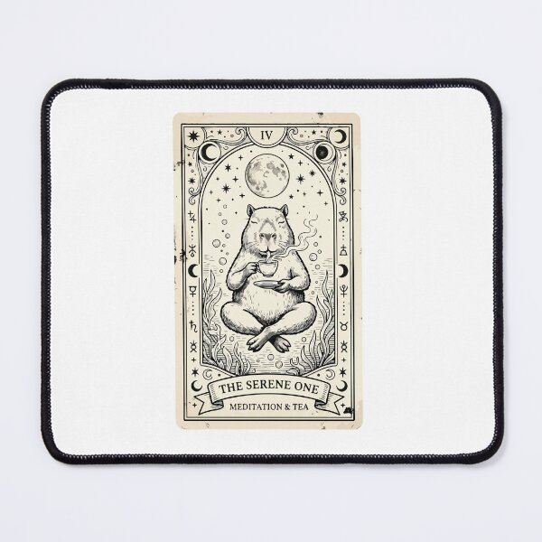 Item preview, Capybara Tarot Card The Chill Funny Occult Aesthetic designed and sold by Arc2020.