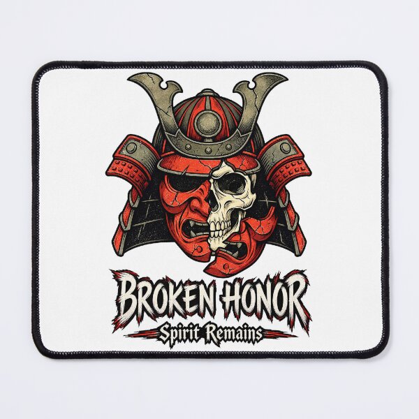 Item preview, Broken Honor Samurai Skull Spirit designed and sold by tollaru.