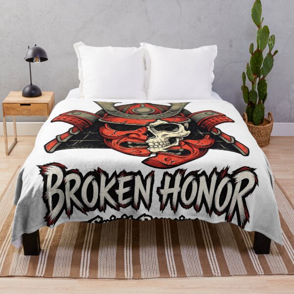 Item preview, Broken Honor Samurai Skull Spirit designed and sold by tollaru.