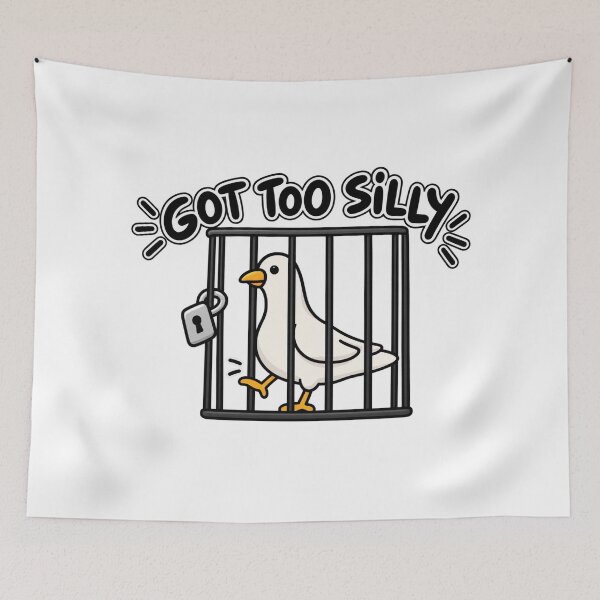 Item preview, Got Too Silly Funny Pigeon Cage T-Shirt Design designed and sold by MOTAS Graphics .
