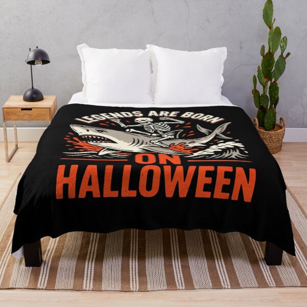 Item preview, Legends Are Born On Halloween Shark Skeleton Gift designed and sold by Say It With Ink.