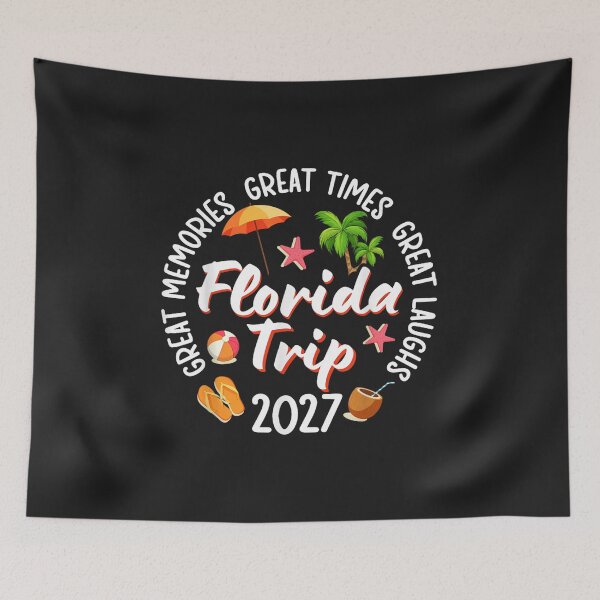 Item preview, Florida Trip 2027 Great Memories Beach Family Vacation Tropical designed and sold by abig-eiyana.